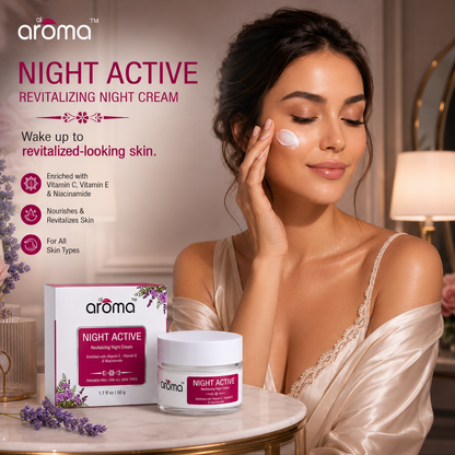 Night Active Revitalizing Cream – Overnight Repair & Hydration Cream for Glowing, Youthful Skin