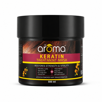 Keratin Treatment Hair Mask – Deep Repair & Frizz Control with Keratin, Argan Oil & Shea Butter
