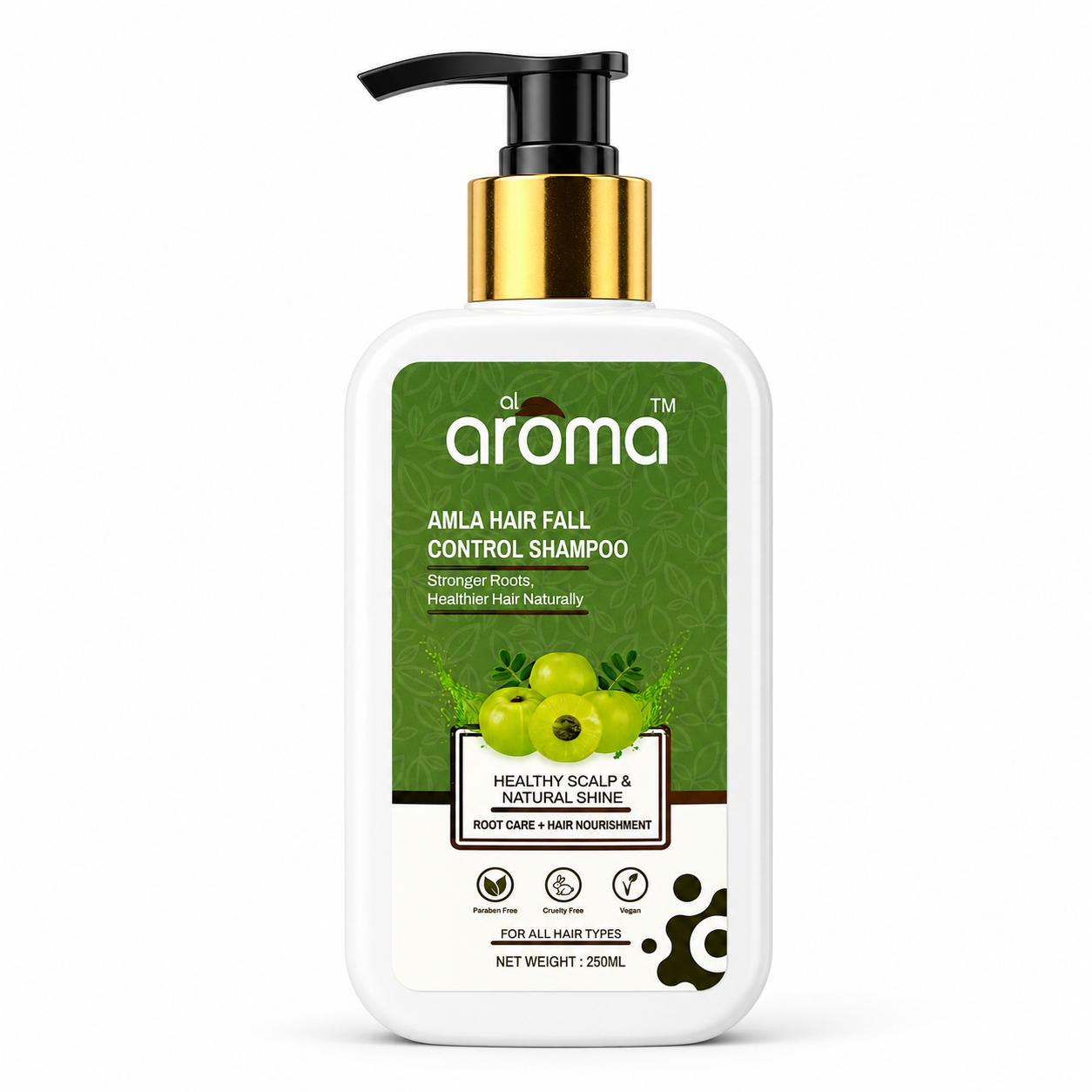 Amla Shampoo – Hair Fall Control & Strengthening Shampoo with Natural Amla Extract
