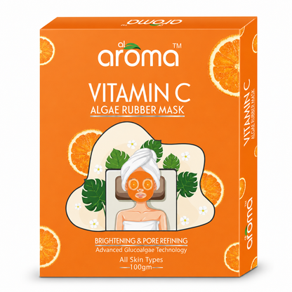 Vitamin C Algae Rubber Mask – Skin Brightening & Firming Peel-Off Mask with Vitamin C & Sea Algae Extract