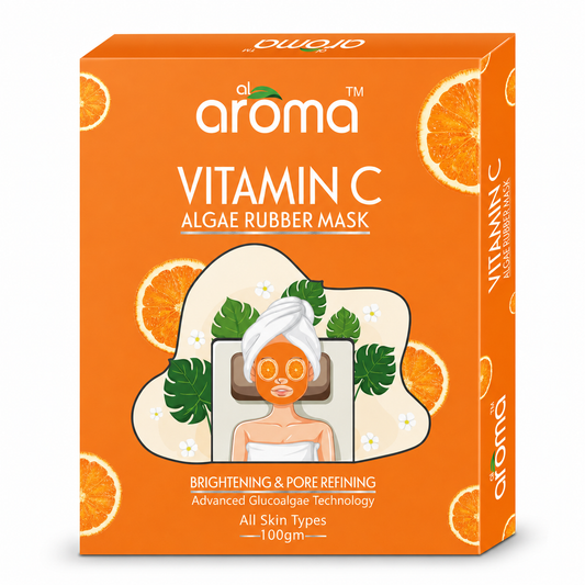 Vitamin C Algae Rubber Mask – Skin Brightening & Firming Peel-Off Mask with Vitamin C & Sea Algae Extract