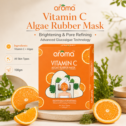 Vitamin C Algae Rubber Mask – Skin Brightening & Firming Peel-Off Mask with Vitamin C & Sea Algae Extract