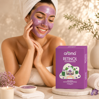 Retinol Algae Rubber Mask – Anti-Aging Peel-Off Mask with Retinol & Sea Algae for Firm, Youthful Skin