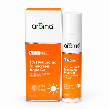 1% Hyaluronic Aqua Gel Sunscreen SPF 50 PA+++ – Ultra-Lightweight Hydrating UV Protection