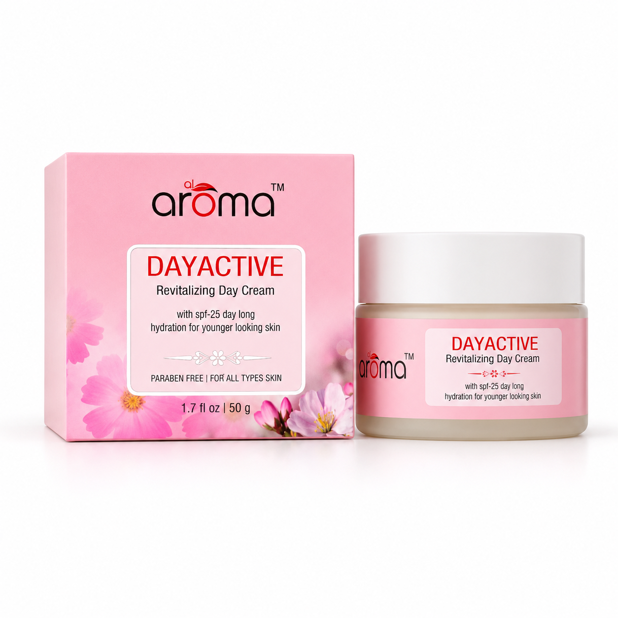Day Active Revitalizing Cream With SPF 25 – Daily Moisturizer with Sun Protection & Skin Brightening