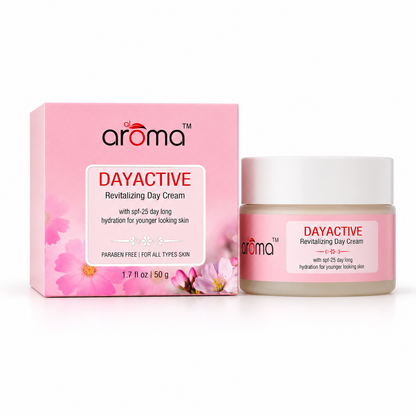 Day Active Revitalizing Cream With SPF 25 – Daily Moisturizer with Sun Protection & Skin Brightening