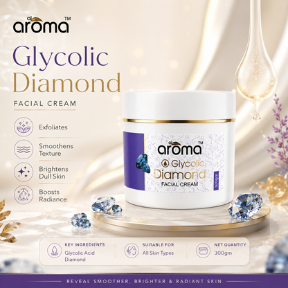 Glycolic Diamond Facial Cream – Advanced Brightening & Skin Renewal Formula