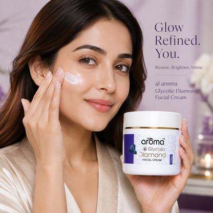 Glycolic Diamond Facial Cream – Advanced Brightening & Skin Renewal Formula