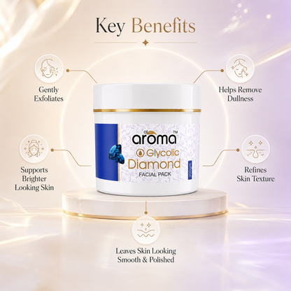 Glycolic Diamond Facial Pack – Advanced Exfoliating & Radiance Boost Formula