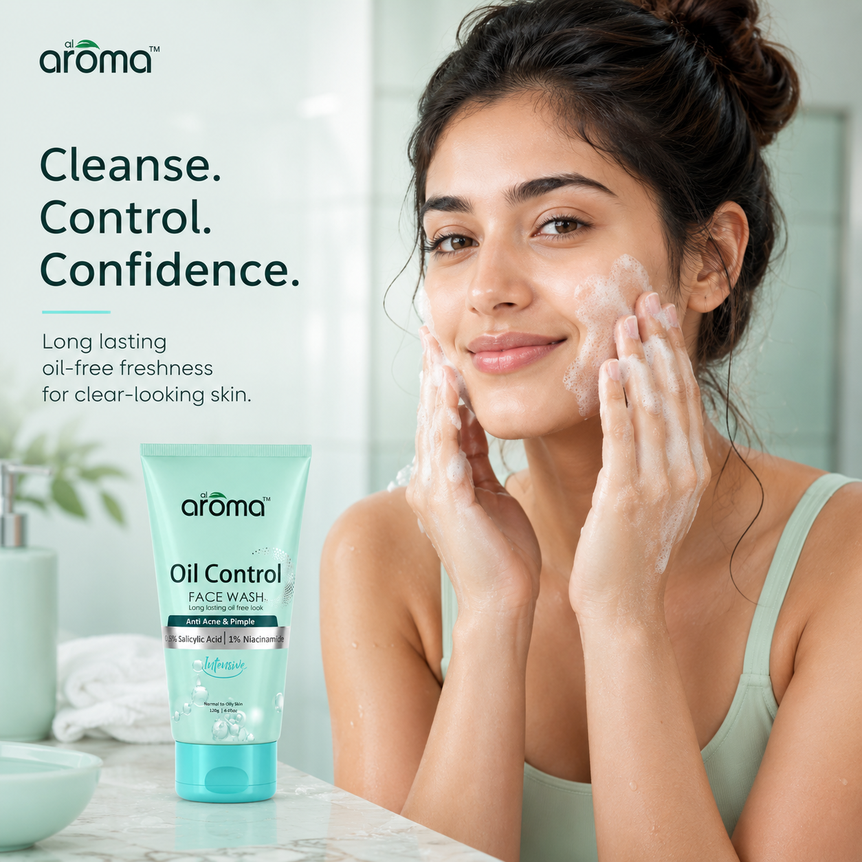 Oil Control Face Wash – Deep Cleansing Formula for Oily & Acne-Prone Skin