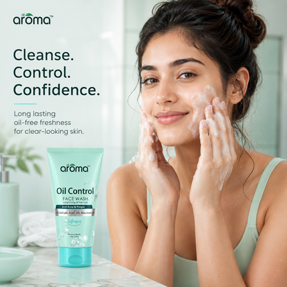 Oil Control Face Wash – Deep Cleansing Formula for Oily & Acne-Prone Skin