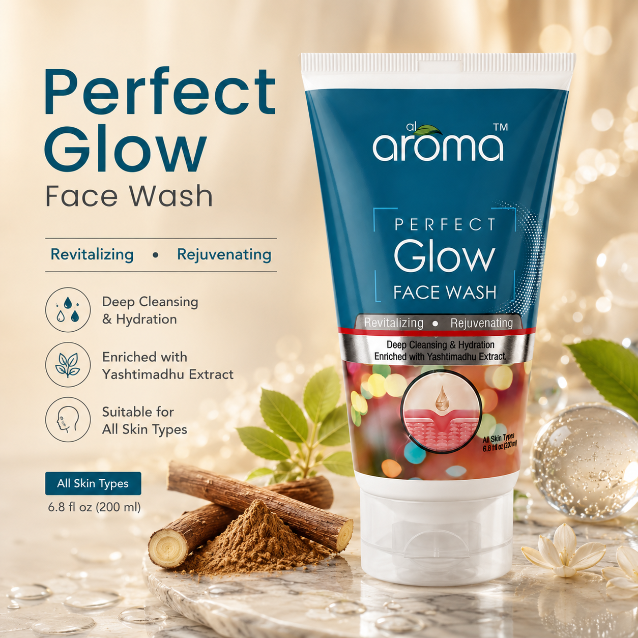 Perfect Glow Face Wash – Radiance-Boosting Daily Cleanser for Bright, Healthy Skin