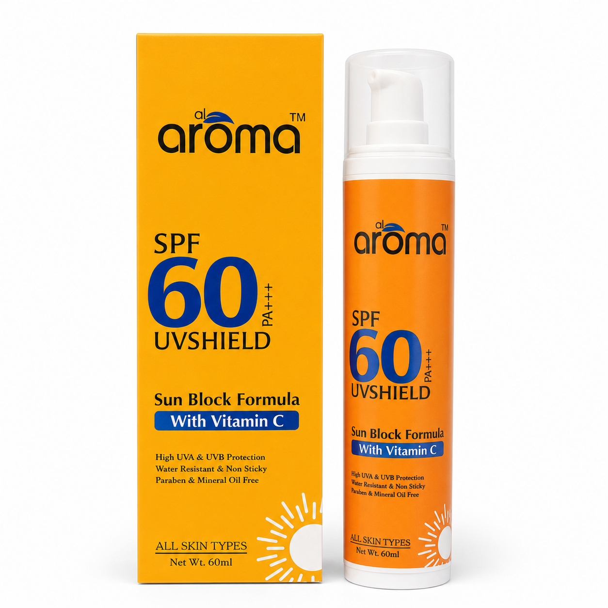 SPF 60 PA+++ Sunscreen Lotion – High Protection Formula for Intense Sun Exposure