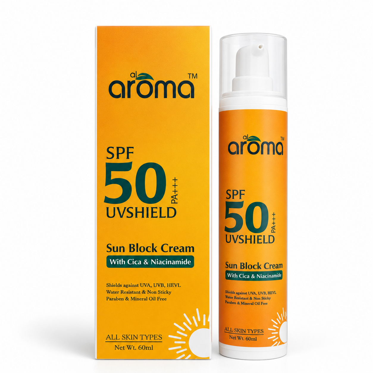 SPF 50 PA+++ Sunscreen Lotion – Ultra-Light UV Protection for All Skin Types