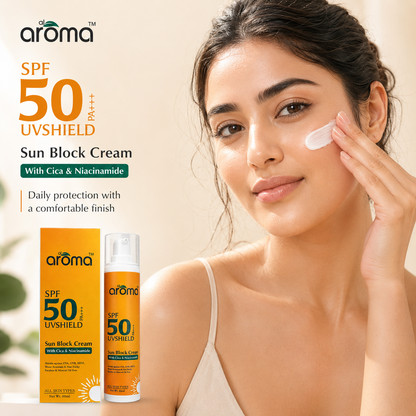 SPF 50 PA+++ Sunscreen Lotion – Ultra-Light UV Protection for All Skin Types
