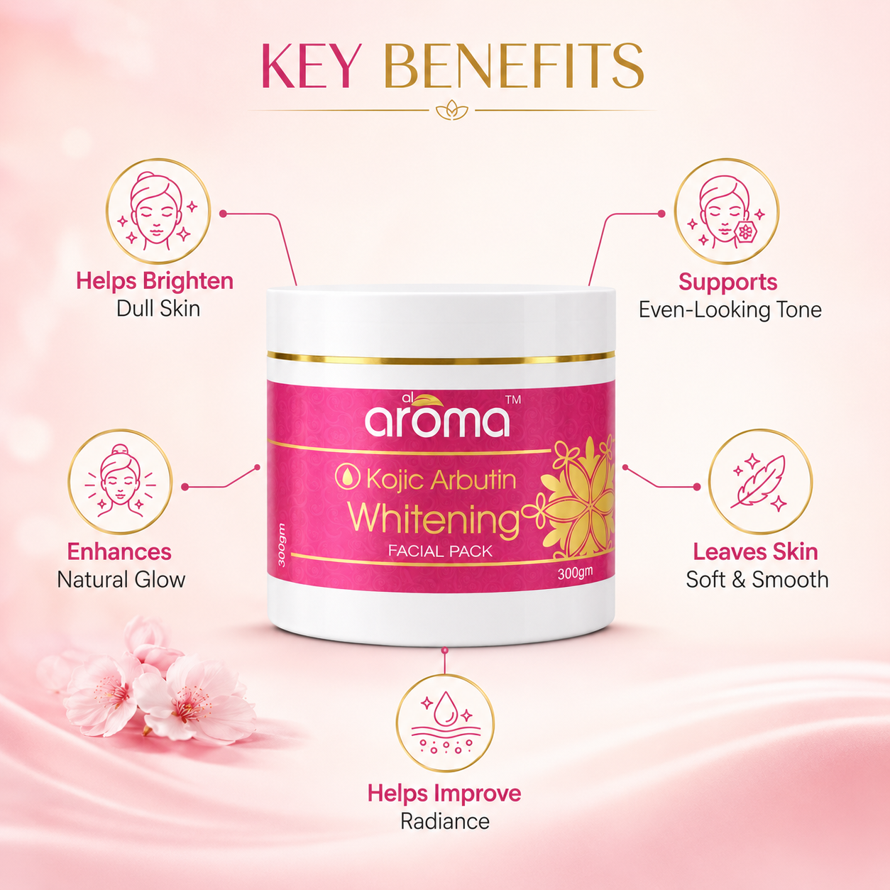 Kojic Arbutin Facial Pack – Advanced Brightening & Pigmentation Care Formula