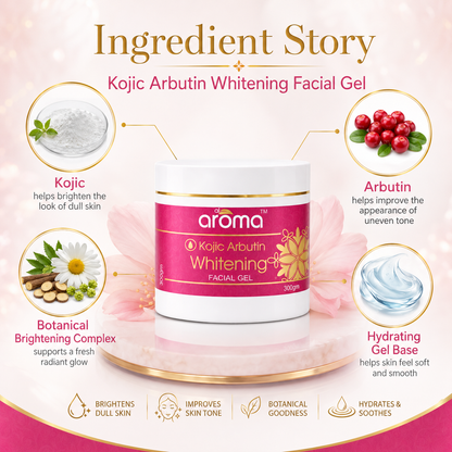 Kojic Arbutin Facial Gel – Brightening &amp; Pigmentation Care Hydrating Gel