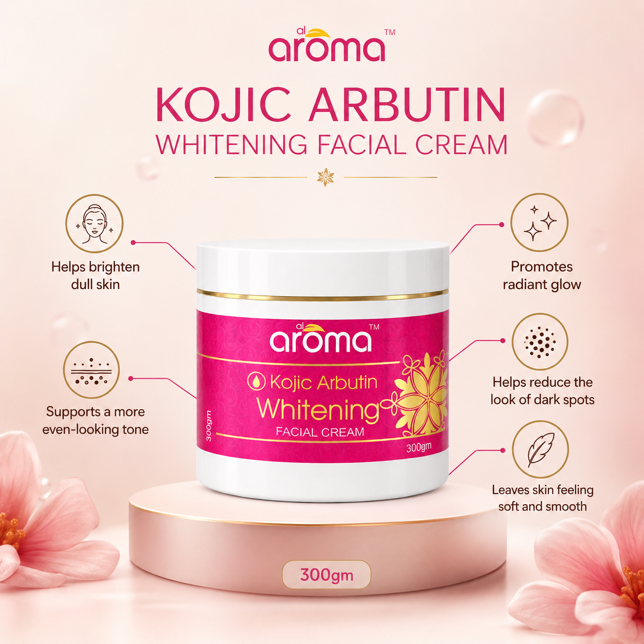 Kojic Arbutin Facial Cream – Advanced Brightening & Pigmentation Care Formula