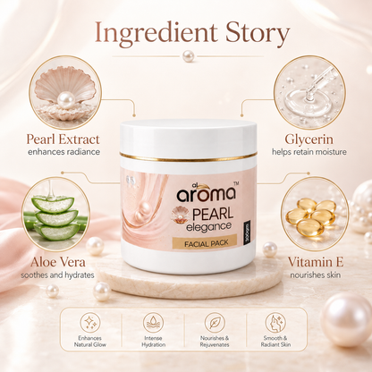 Pearl Elegance Facial Pack – Luxurious Brightening & Radiance Therapy