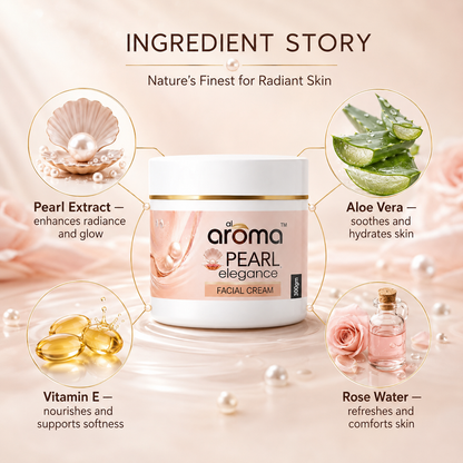 Pearl Elegance Facial Cream – Luxurious Brightening & Radiance Formula
