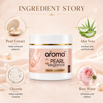 Pearl Elegance Facial Cleanser – Gentle Cleansing & Radiance-Boosting Face Cleanser for Soft, Smooth & Luminous-Looking Skin