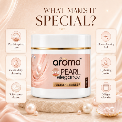 Pearl Elegance Facial Cleanser – Gentle Cleansing & Radiance-Boosting Face Cleanser for Soft, Smooth & Luminous-Looking Skin