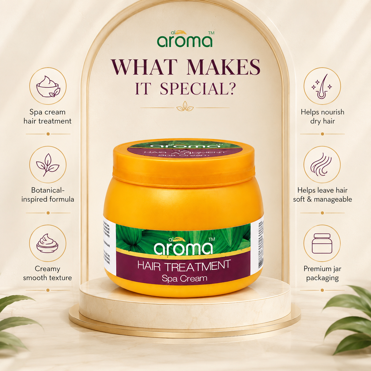 Hair Treatment Cream – Deep Repair & Nourishment for Damaged, Frizzy, and Chemically Treated Hair