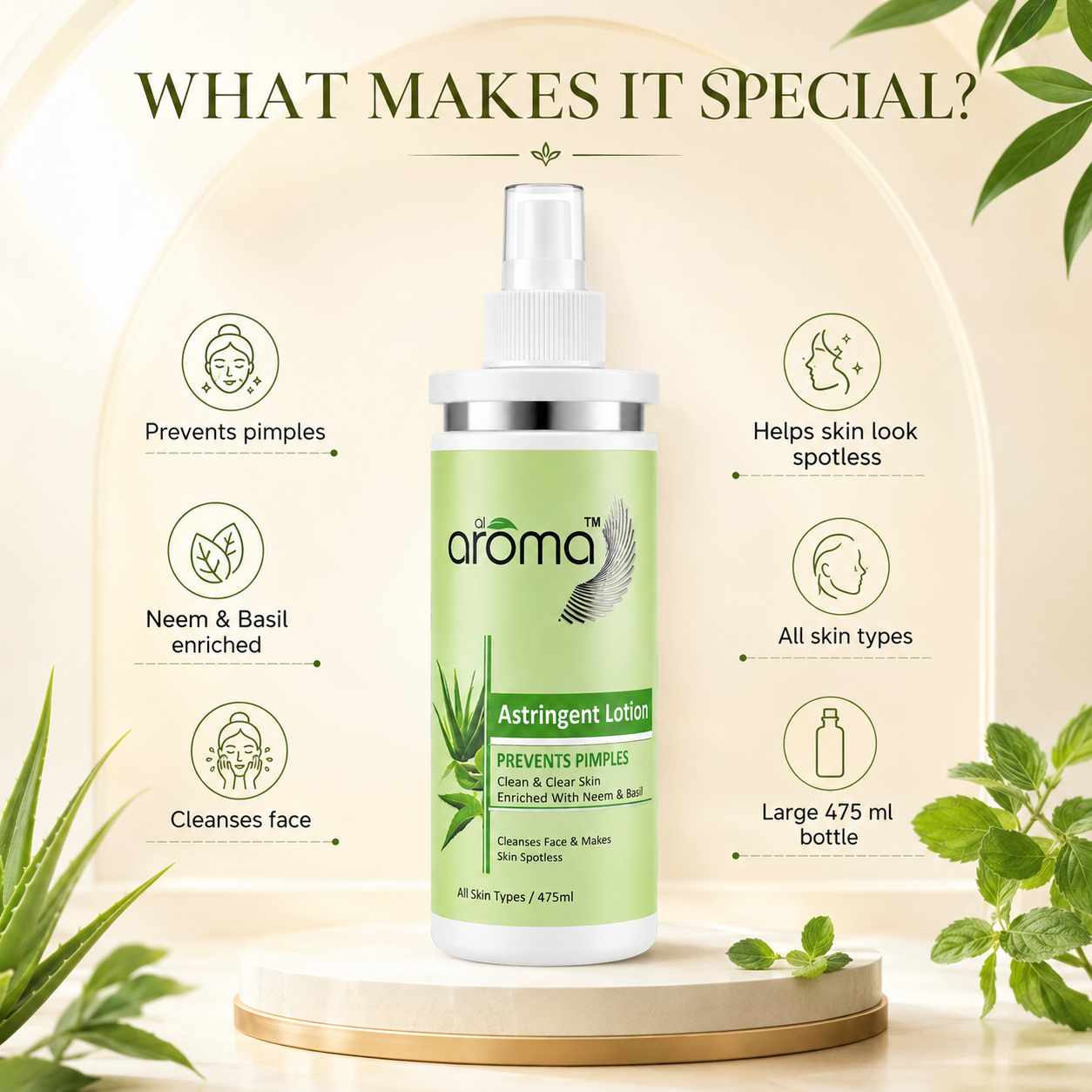 Astringent Lotion – Oil Control & Pore-Tightening Formula for Acne-Prone and Oily Skin
