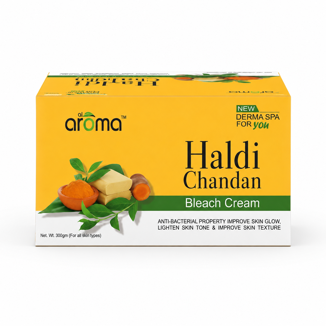 Haldi Chandan Bleach Cream – Herbal Glow Bleach with Turmeric & Sandalwood for Clear, Radiant Skin
