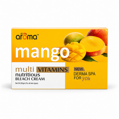 Mango Bleach Cream – Skin Brightening Bleach with Fruit Enzymes for Smooth & Glowing Complexion
