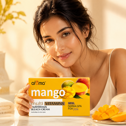 Mango Bleach Cream – Skin Brightening Bleach with Fruit Enzymes for Smooth & Glowing Complexion