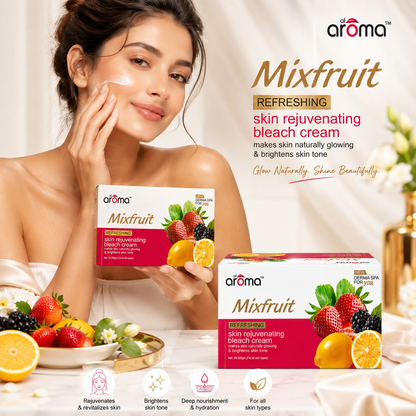 Mix Fruit Bleach Cream – Radiance-Boosting Herbal Bleach for Tan Removal & Glowing Skin