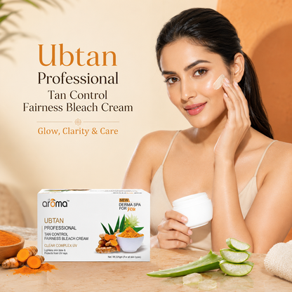 Ubtan Bleach Cream – Ayurvedic Glow Bleach for Bright, Clear & Tanned Skin