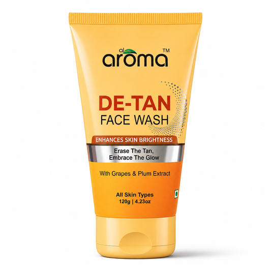 De Tan Face Wash – Tan Removal Cleanser for Brighter, Even-Toned Skin
