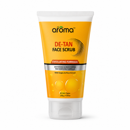 De Tan Face Scrub – Tan Removal & Exfoliating Scrub for Clear, Even-Toned Skin