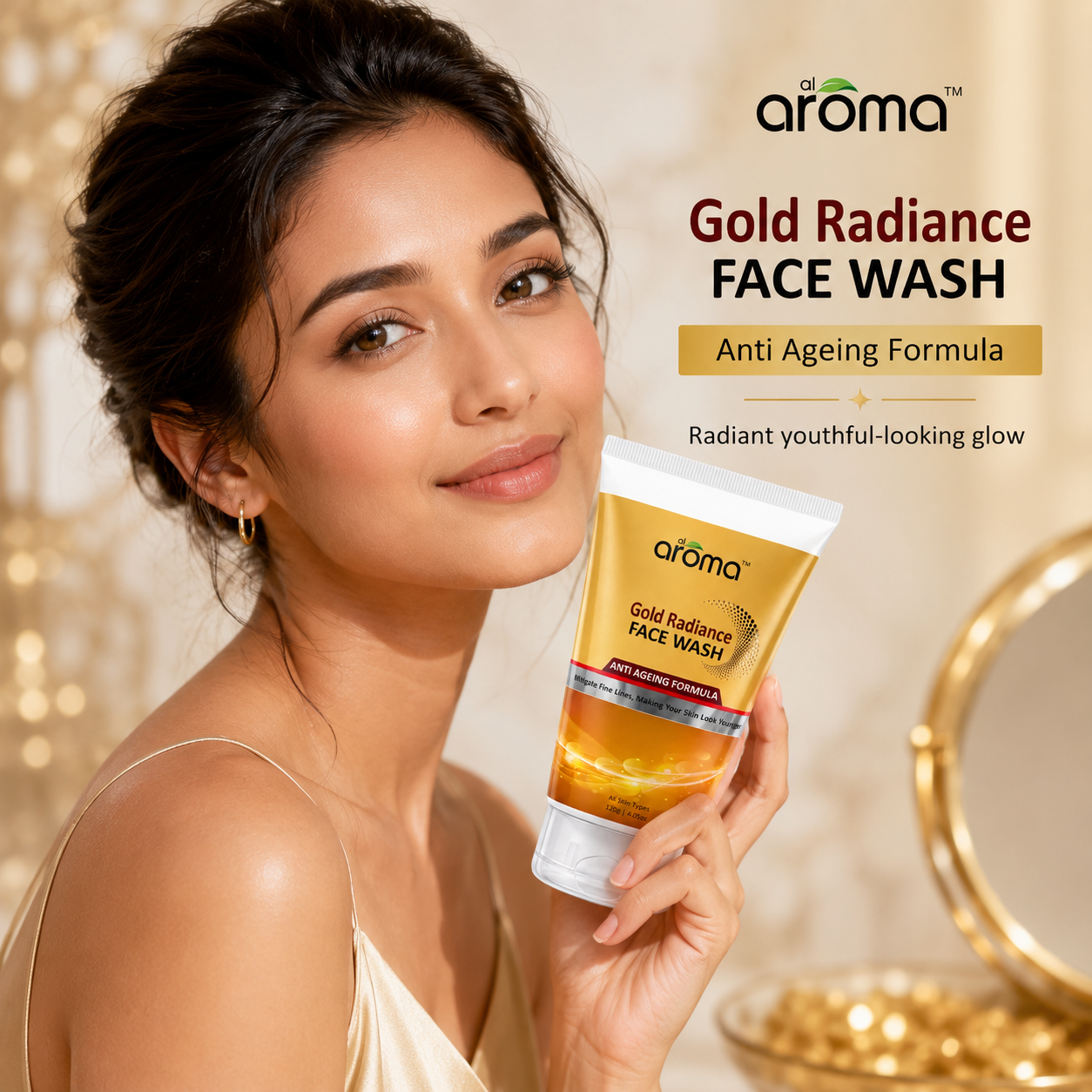 Gold Radiance Face Wash – Luxurious Cleanser for Glowing & Youthful Skin