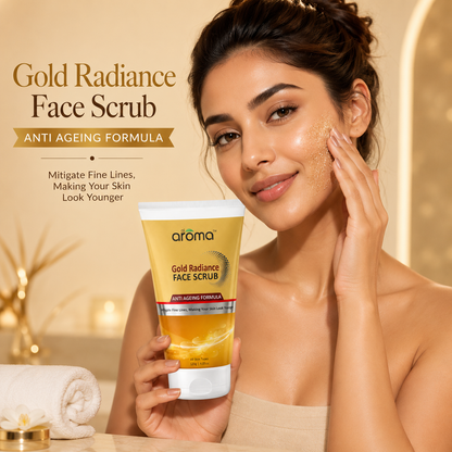 Gold Radiance Face Scrub – Luxurious Gold Exfoliator for Glowing & Smooth Skin