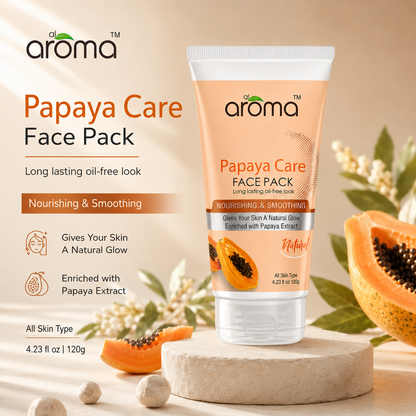 Papaya Care Face Pack – Tan Removal & Brightening Mask for Glowing Skin