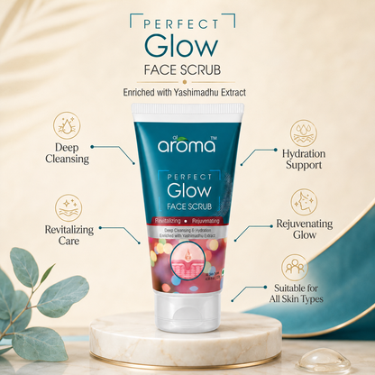 Perfect Glow Face Scrub – Brightening Exfoliator for Radiant & Smooth Skin