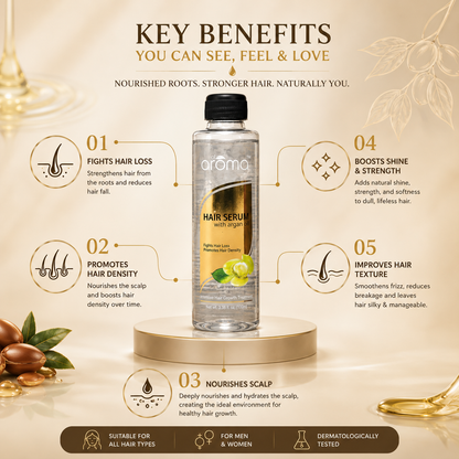 Hair Serum – Anti-Frizz & Shine-Enhancing Serum for Silky, Manageable Hair