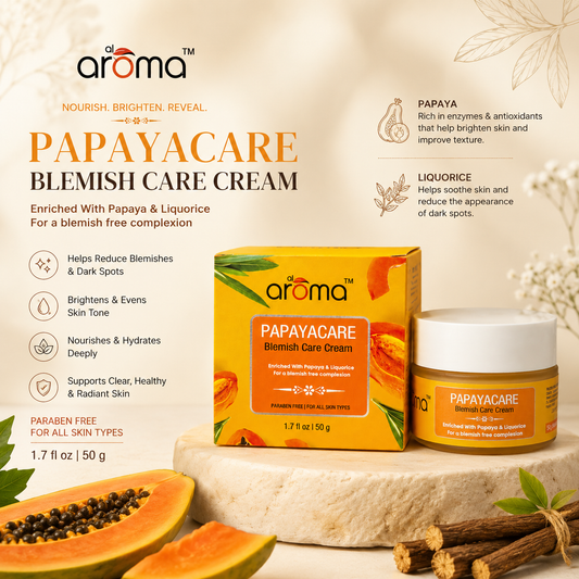 Papaya Care Blemish Care Cream – Spot-Reducing & Skin Brightening Cream for Clear, Even-Toned Skin