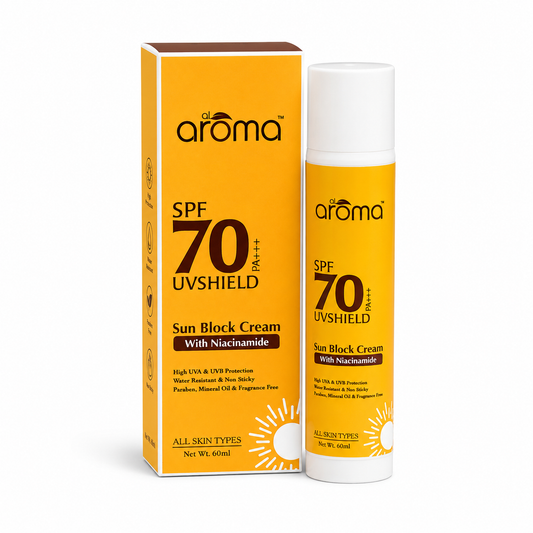 SPF 70 PA+++ Sunblock Cream with Niacinamide – Ultra High Protection & Brightening Care