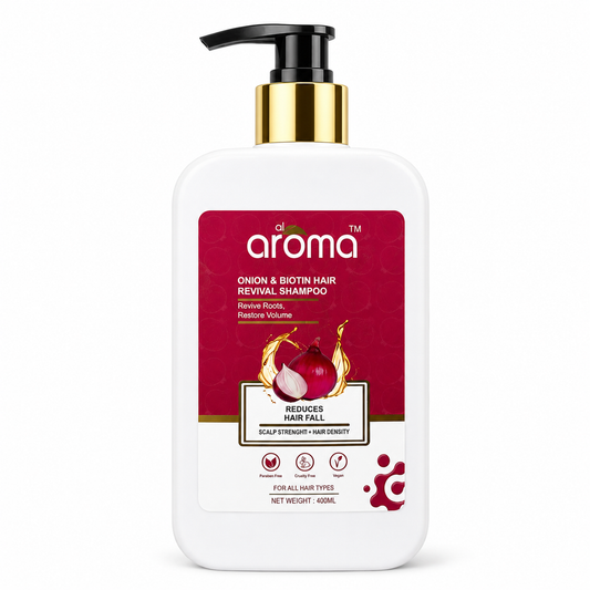 Onion Shampoo – Anti-Hair Fall & Hair Growth Shampoo with Nourishing Care