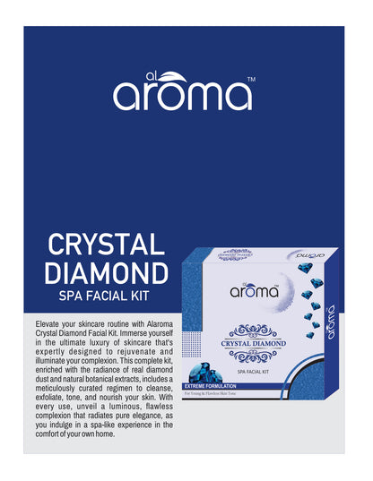 Crystal Diamond Spa Facial Kit – Instant Glow & Skin Polishing Treatment for All Skin Types