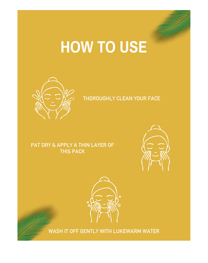 Gold Radiance Face Pack – Luxury Glow Face Mask with Real Gold Particles