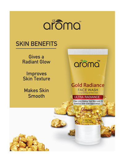 Gold Radiance Face Wash – Luxurious Cleanser for Glowing & Youthful Skin