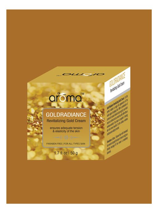Gold Radiance Revitalizing Cream – Glow-Boosting Moisturizer with Real Gold & Skin Nourishing Actives