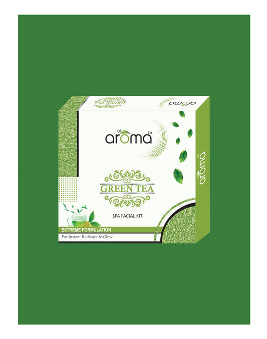 Green Tea Spa Facial Kit – Antioxidant-Rich Detox & Skin-Calming Facial Treatment