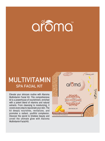 Multivitamin Spa Facial Kit – Skin Revitalizing & Nourishing Facial Treatment for Healthy Glow