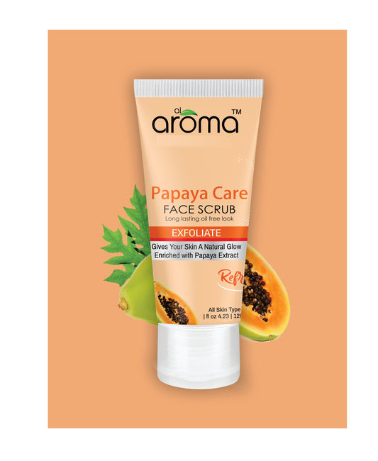 Papaya Care Face Scrub – Tan Removal & Brightening Scrub for Smooth, Glowing Skin